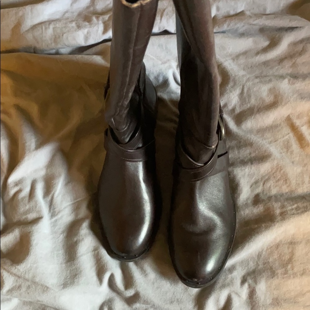 INC Knee high heeled boots (brown)